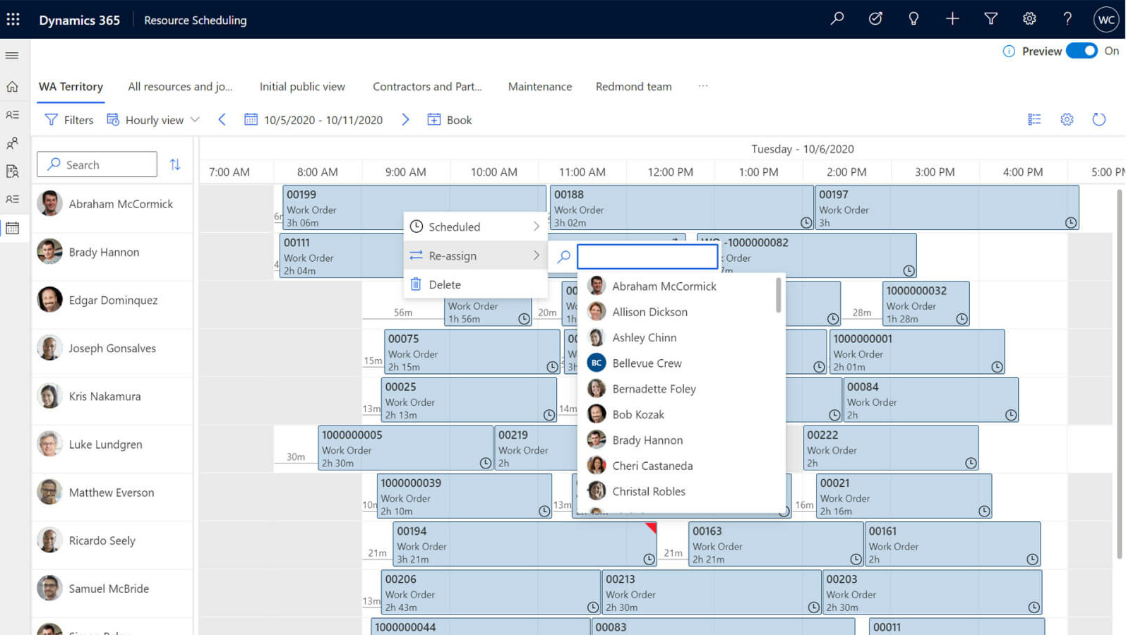 D365-Field-Service_Ressourcenplanung