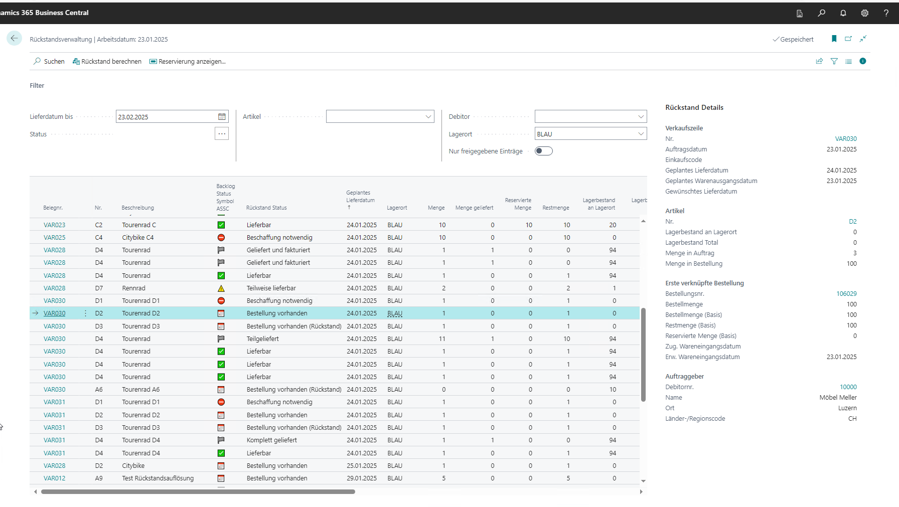 Rückstandsverwaltung Total
