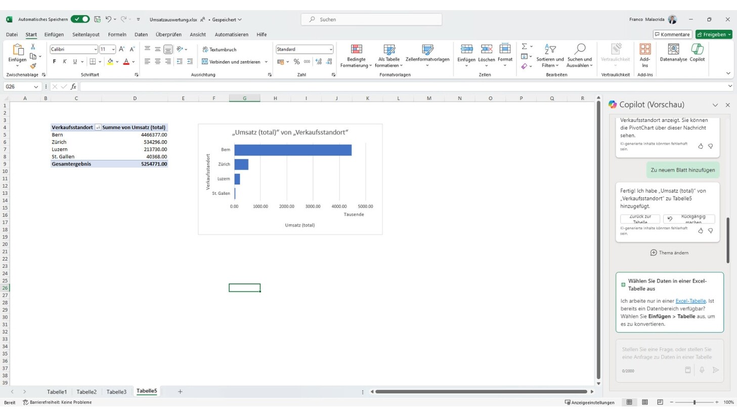 Copilot für M365_Excel 2
