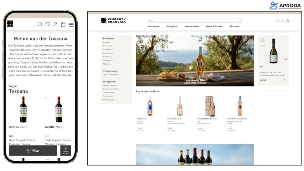 E-Commerce Vinothek