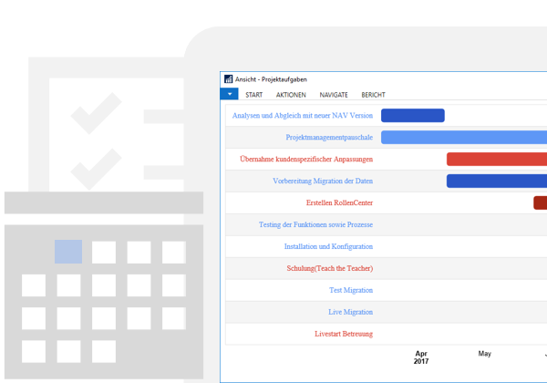 Projektmanagement ERP Cloud