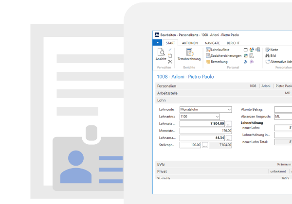 Schweizer Lohn ERP Cloud