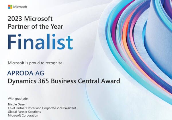 Dynamics 365 BC Global Award Finalist_Bild