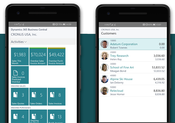 mobiler Client Microsoft Dynamics 365 BC