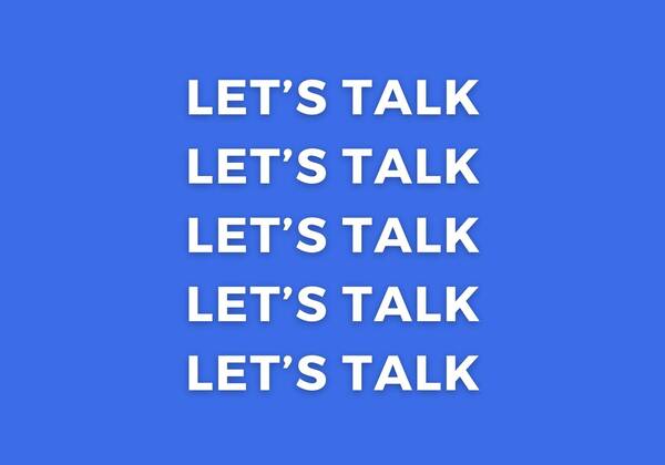 let’s talk