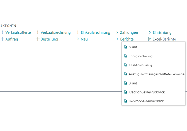 Schnellzugriffe-Business-Central