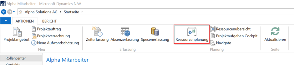 Ressourcenplanung ERP