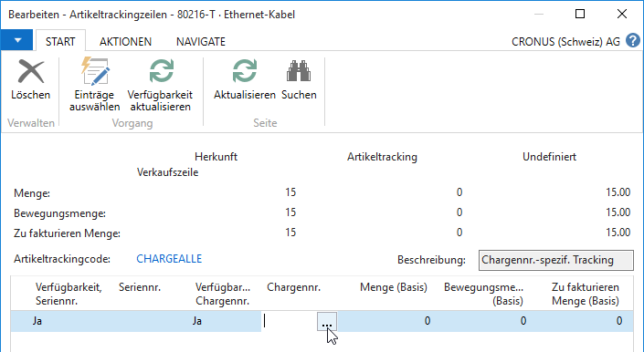 Chargenauswahl-ERP-Software