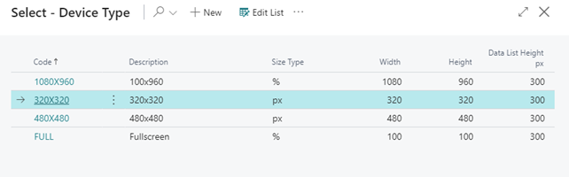 resultion setting