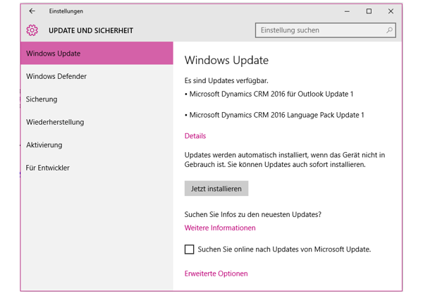 Windows Update Installation