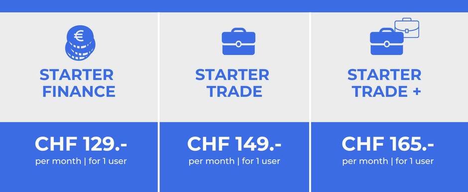 Pricing starter packages 