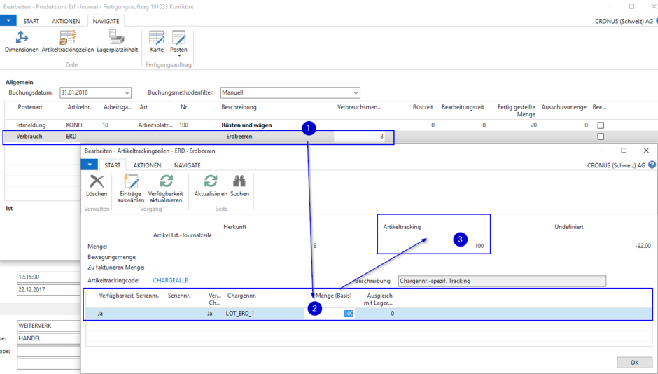 Lebensmittelindustrie Microsoft Dynamics NAV 2017