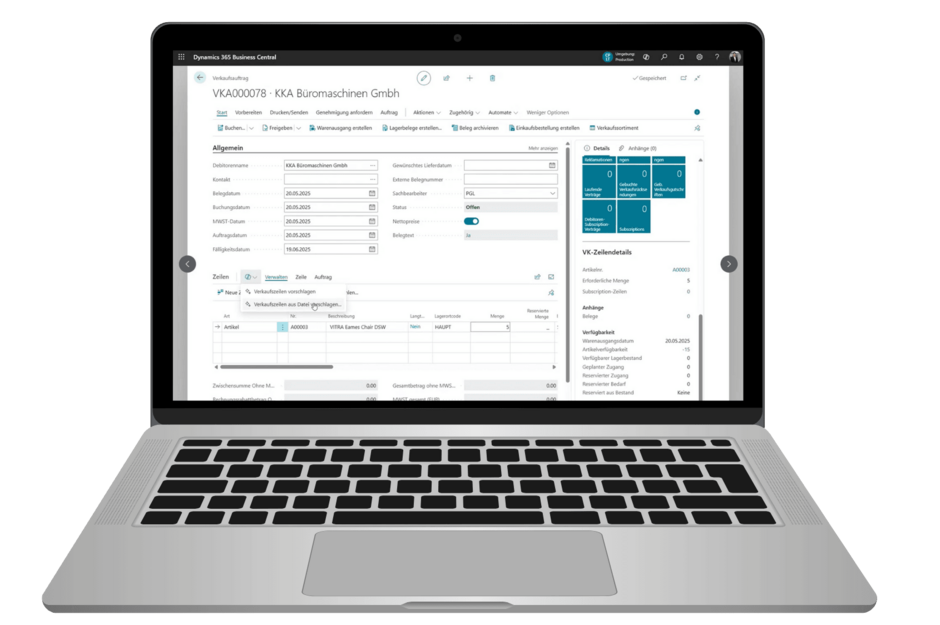Copilot-Funktionen in Microsoft Dynamics 365 Business Central