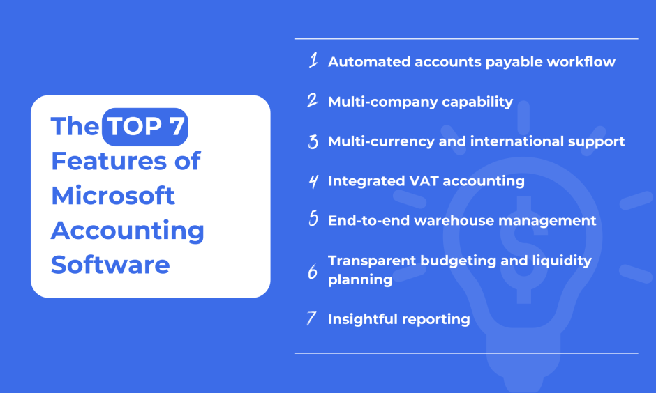 TOP features of accounting software