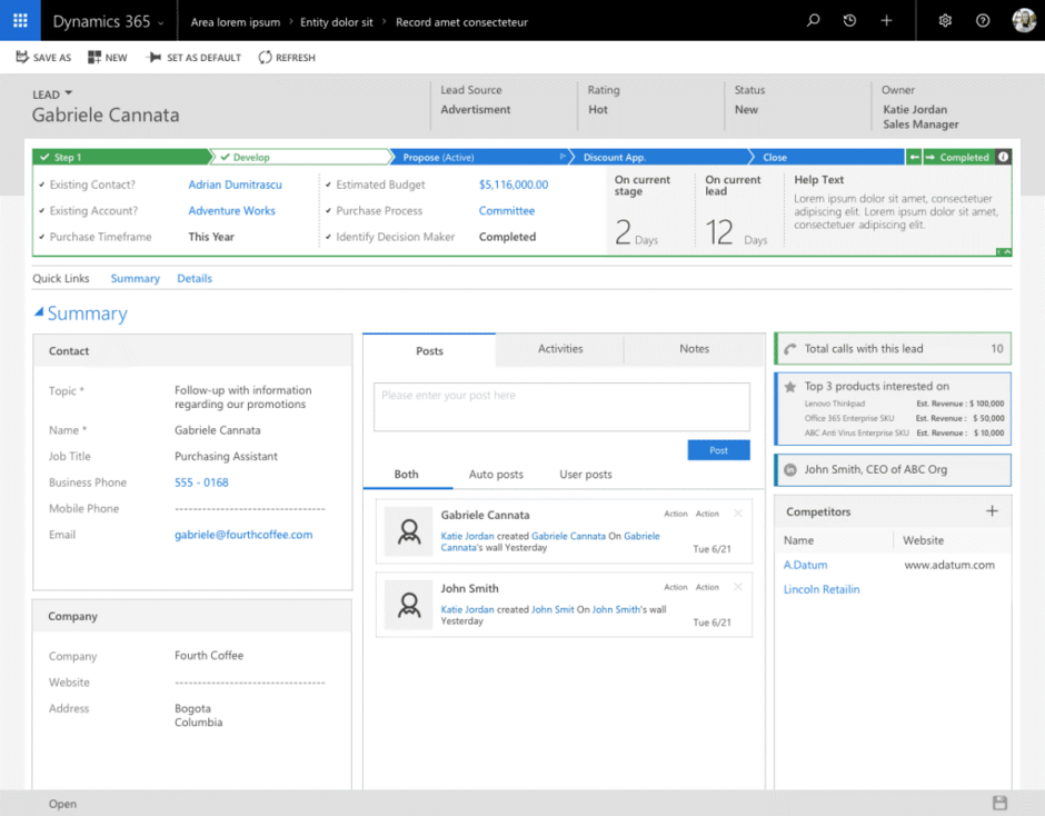 CRM Software Webclient