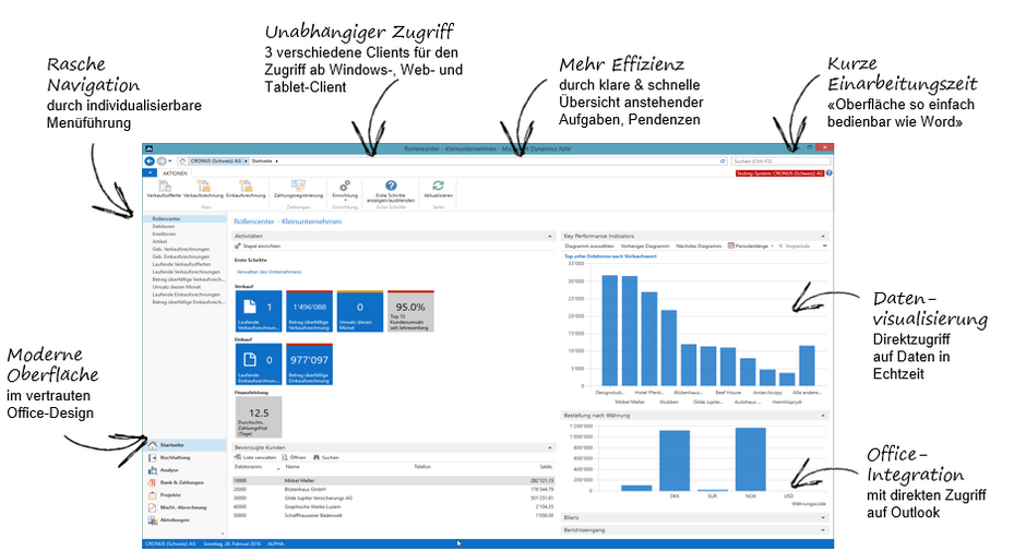ERP-Software-Microsoft-Dynamics-NAV-Oberfläche