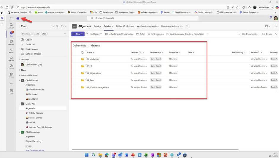 Sharepoint Integration in Microsoft 365
