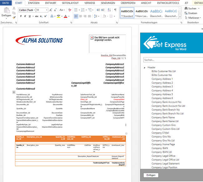 Reporting-Word-Microsoft-Dynamics-NAV-ERP-Software-Schweiz