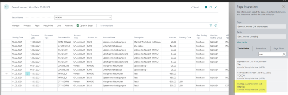 Import Yokoy Interface Aproda